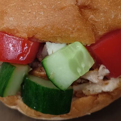 Гамбургер в Мистер пицца по цене 135 ₽