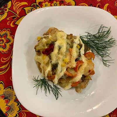 Тилапия под овощами в Мастер вкуса по цене 165 ₽