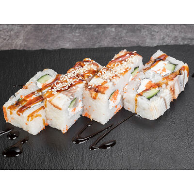 Филадельфия с угрём в Может суши? по цене 599 ₽