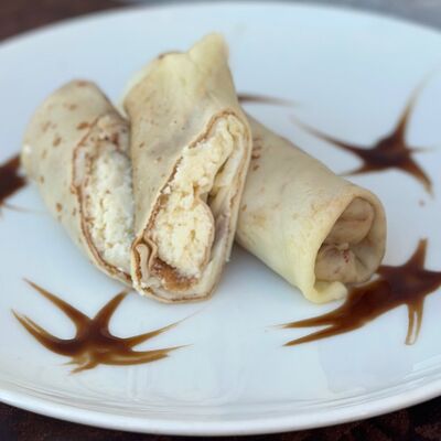 Блины с творогом 2шт в Собрание по цене 180 ₽