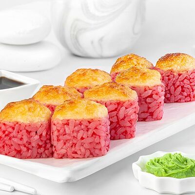 Запеченный с лососем в Суши Точка по цене 495 ₽