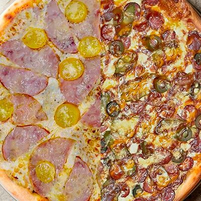 Черри Хэм и BBQ в ПиЦЦунда Море начинки по цене 1386 ₽