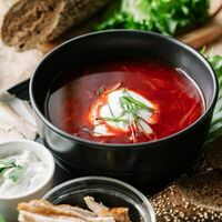 Борщ в Гурмэ Шаурмэ