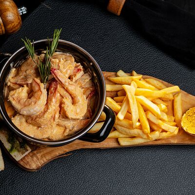 Креветки королевские в соусе в Мидийная по цене 2650 ₽