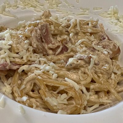 Паста карбонара в Дом блинов по цене 650 ₽