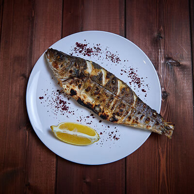 Сибас на мангале в Хинкальная Легенда по цене 990 ₽