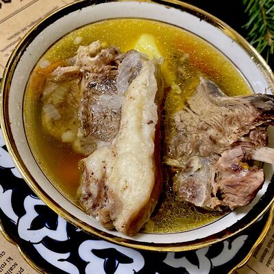 Шурпа с бараниной в Чайхана ферганская долина по цене 350 ₽