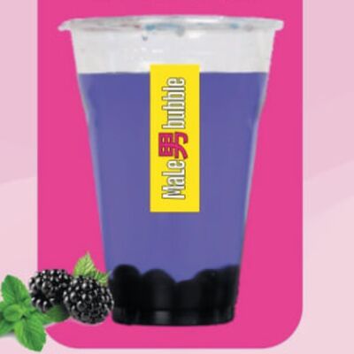 Баббл ти Ежевичная мята газ в Male bubble по цене 220 ₽