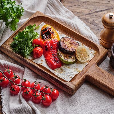 Овощи на мангале в Пельмения по цене 448 ₽