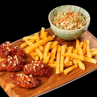 Комбо для одного крылья в Kannam Chicken по цене 435 ₽