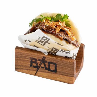 Бао-бургер с мраморной говядиной в BAO Noodles & Sushi Bar по цене 2070 ₸