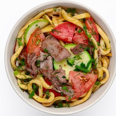 Wok лапша с говядиной и овощами №6 в Пиццерия «Зелень» по цене 449 ₽