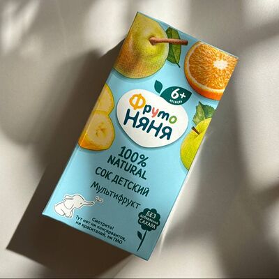 Сок ФрутоНяня в Гастробар DOM по цене 150 ₽