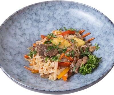 Лапша чапче в Суши Ё Пицца по цене 590 ₽