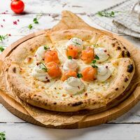 Пицца с лососем и сыром креметте в Пицца 25