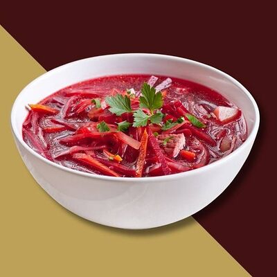 Борщ с говядиной (халяльный) в Шаурмист по цене 550 ₽