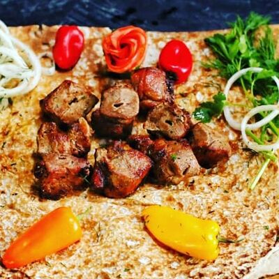 Шашлык из свиной шеи в Шашлычный Очаг по цене 650 ₽