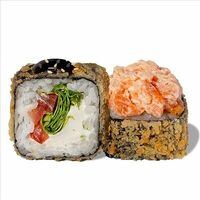 Вулкан с тартаром из лосося в KOSMOBOX