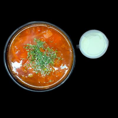 Борщ из говядиныв Пито-Грильто по цене 490 ₽