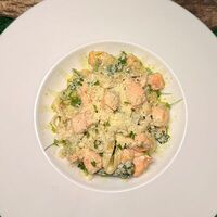 Паста с семгой в The FOREST restaurant
