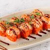 Запеченный ролл с крабом и лососем в Близкие по цене 540