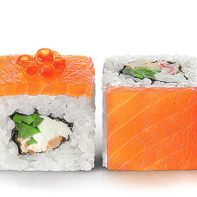 Филадельфия Лайт с икрой в Суши Make по цене 196 ₽