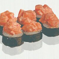 Фудзи с лососем в Hatimaki