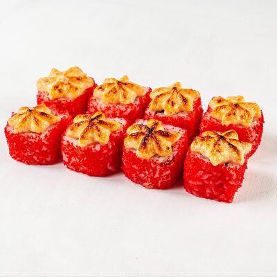 Ролл Запеченный калифорния с копченым угрем в СитиФокс по цене 797 ₽