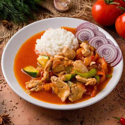 Курица с овощами в Восток по цене 470 ₽