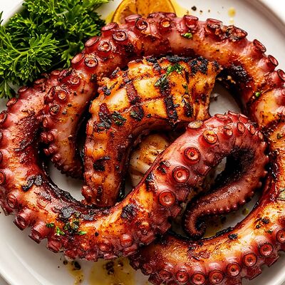 Осьминог на гриле в Ракушка по цене 2490 ₽