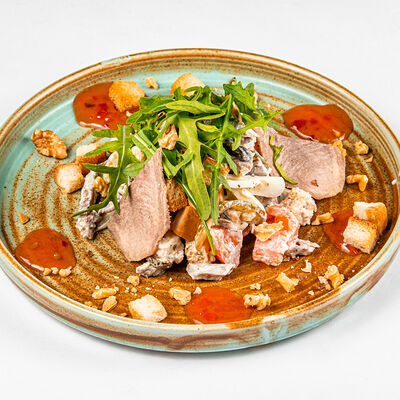 Салат с языком и грибами в Фёст по цене 340 ₽