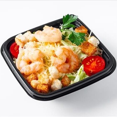 Салат Цезарь с креветками в Pizzaroni по цене 429 ₽