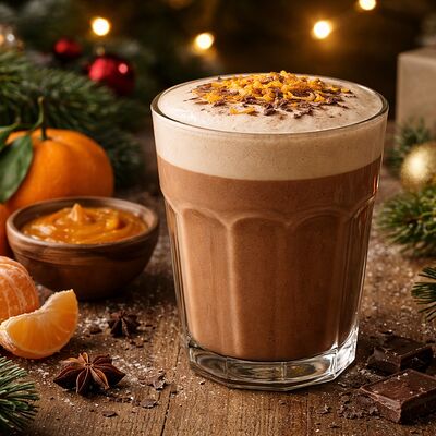 Какао Мандарин в Кофе с тобой. Лимитированные напитки каждую неделю! по цене 490 ₽