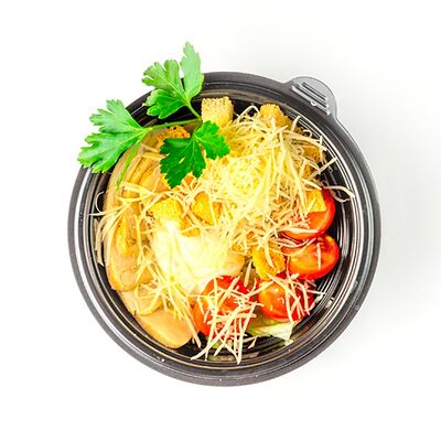 Салат Цезарь с курицей в Пицца Шляпа по цене 220 ₽