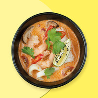 Том ям с морепродуктами в Bali Bowl