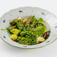 Салат Green в Begin cafe