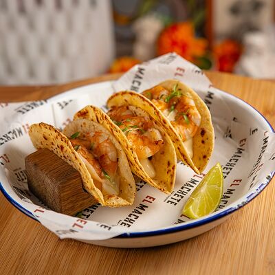 Тако с креветкой в El Machete по цене 710 ₽