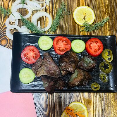 Шашлык из печени говяжийв Шаурма86 по цене 650 ₽