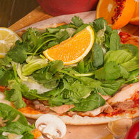 Ламаджо с курицей в Мушмула