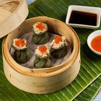 Димсам с креветками и крабовым мясом в Asia