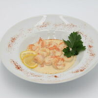 Креветки тигровые в сливочном соусе в Роллбери