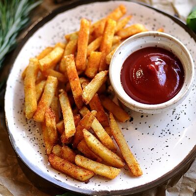 Картофель фри с сырным соусом в LOFT по цене 360 ₽