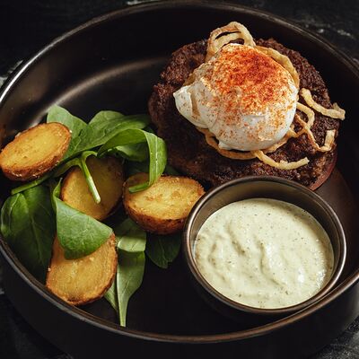 Бифштекс с картофелем стоун в Look lounge по цене 760 ₽