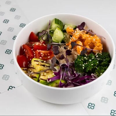 Салат с креветками том ям в Selfish по цене 840 ₽