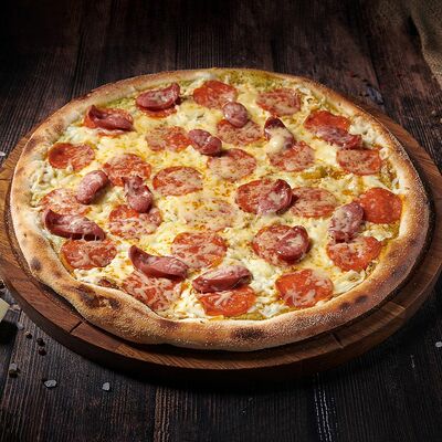 Ранчо D23 Пицца на тонком тесте в Пицца Хаб по цене 528 ₽