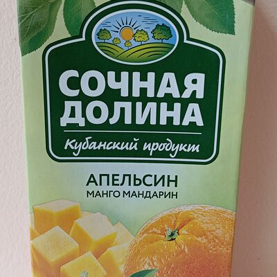 Сок Сочная долина в Шаурму люблю по цене 95 ₽