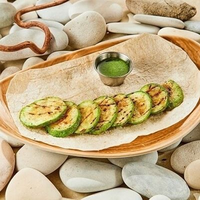 Шашлык из цукини в Рыбаlove по цене 370 ₽