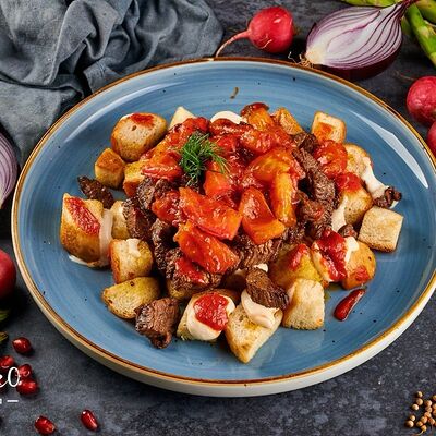 Искандер кебаб в Чайхана Фаррух по цене 710 ₽