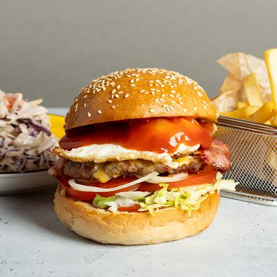 Бургер 9:00 am в Люди в Баре по цене 600 ₽