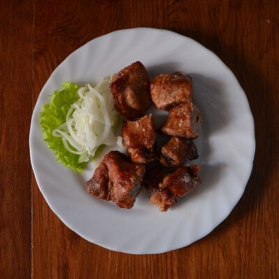 Шашлык из cвинoй шеи в Хуторок по цене 380 ₽